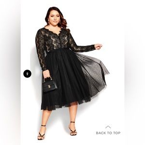 City Chic rare beauty dress M/18